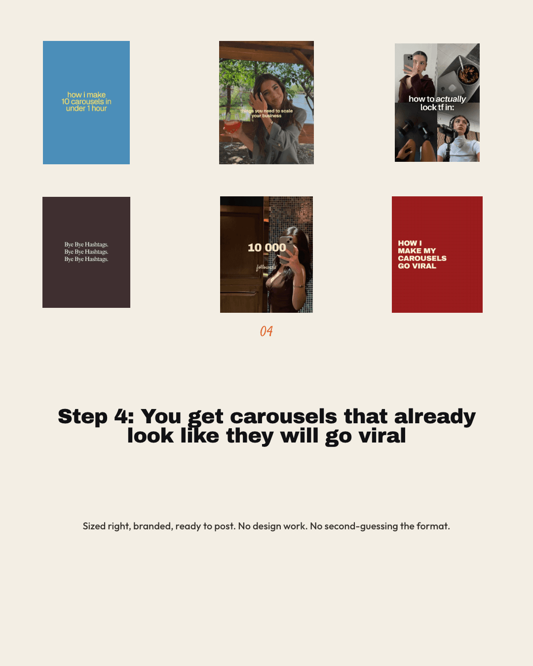 How I make 10 carousels in under 1 hour, slide 5