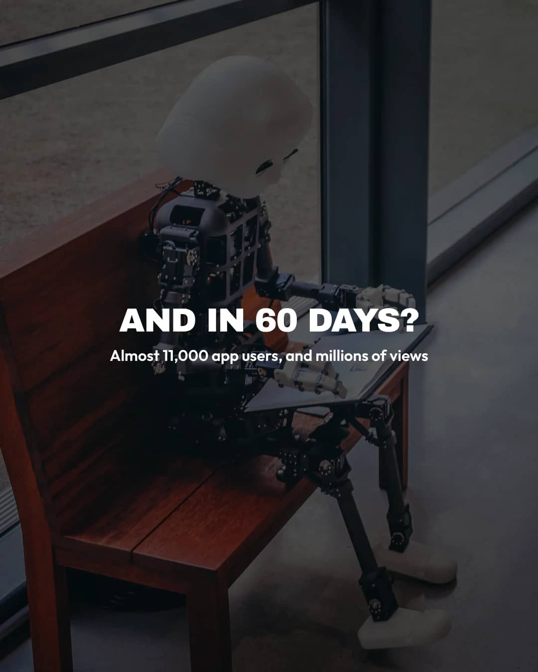 How my student Mia went from 73 to 11,000 app users, slide 8